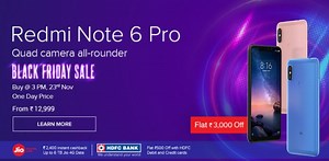 Redmi Note 6 Pro's Second Sale at 3pm, Additional Sales at 6pm and 9pm