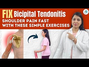 Fix Bicipital Tendonitis Shoulder Pain FAST with these simple exercises!