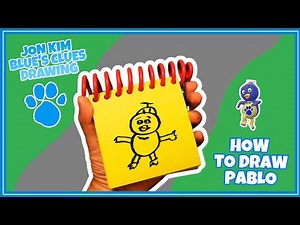 Jon Kim Blue's Clues Drawing - How To Draw Pablo
