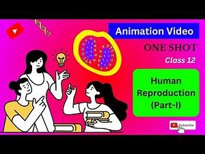 CBSE Class 12 || Biology || Human Reproduction || Part-I || Animation || in English