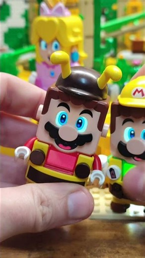 LOW Battery LEGO BEE Power UP | Team Connection with Peach | How to Change LOW Battery #shorts