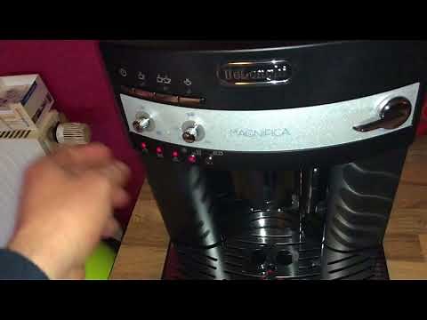 Einstellung der Auto-Abschaltung De'Longhi Magnifica ESAM Kaffeevollautomat Bedienung Anleitung