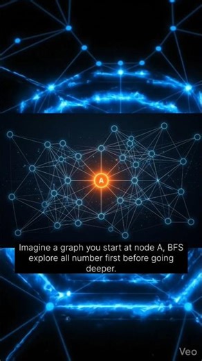 BFS Explained in 30 Seconds! #bfs #algorithm #shorts
