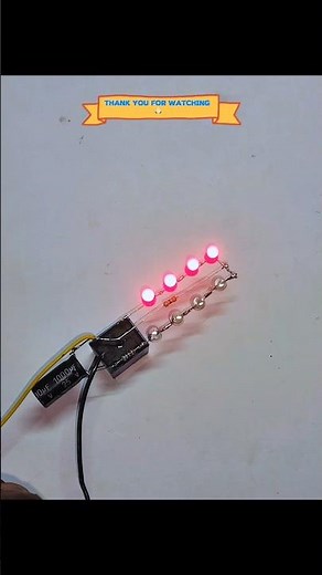 How to Make a Red & Blue Blinking Light Using 12V Relay | Easy DIY Electronics Project