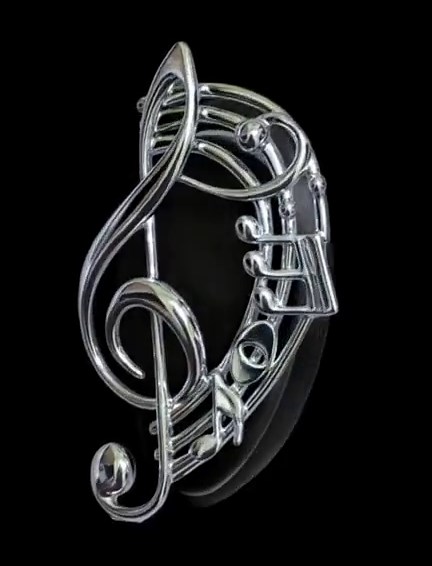 Musical Note Ear Cuff, Treble Clef Ear Wrap, Statement Jewelry, No Piercing Music Lover Gift, Gothic Violinist Earring 3D Printed - Etsy
