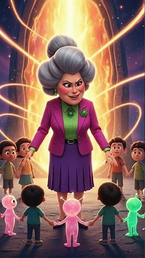 🚀 Scary Teacher in Space! | A Hilarious Pixar-Style 3D Adventure#scaryteacher