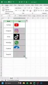 28K views · 188 reactions | Insert Dynamically logos in Ms Excel #Excel #learnwithshigri #tipsandtricks #msoffice #tips #PowerPoint #microsoftWord #exceltipsandtricks #Microsoft #ExcelFormulas #computertraining #computerskills | Learn With Shigri | Facebook