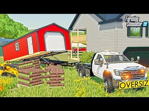 BIG $250,000 LANDSCAPING JOB! (NEW SOD & NEW SHED DELIVERY)!