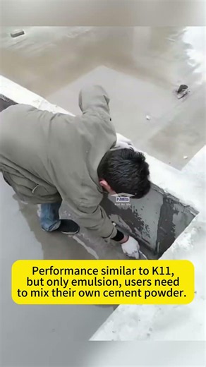 JS Polymer Cementious Waterproof Coating #chinafactory #construction #concrete