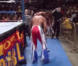 On January 21, 1996 the 9th annual WWF Royal Rumble took place at the Selland Arena in Fresno, California. As has been customary since 1993, the Royal Rumble match winner received a world championship match at that year's WrestleMania. The main event saw The Undertaker face Bret Hart for the WWF World Heavyweight Championship, where Undertaker won via disqualification due to interference from Diesel; Hart retained as titles do not change hands on disqualification unless stipulated. The undercard