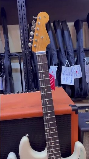 Squier FSR Classic Vibe 60s Stratocaster Electric Guitar, Indian Laurel FB, Olympic White