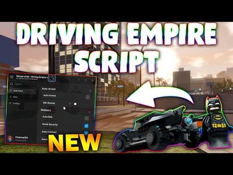 *NEW* Driving Empire Script (PASTEBIN 2026) (EVENT FARM , AUTO ROB, AUTO FARM , STICK/FOLLOW )