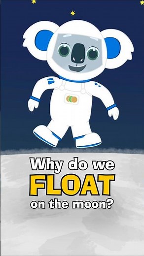 Why Do We FLOAT on the Moon?! 🤯