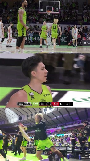 勝負を決めたラスト2プレー❤️‍🔥 値千金3PT👉体を張ったパス👉逆転ダンク🔨