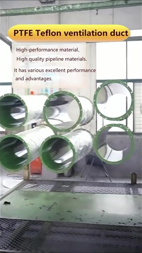 Chinese PTFE Teflon ventilation duct manufacturer, #hvac #environmentalprotection #exhaustsystem