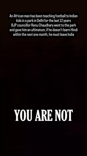 Amrish Raj Morajkar on Instagram: "Someone should tell her how many Indians live in African countries without learning the local language."