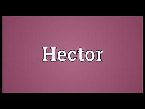 Hector Meaning