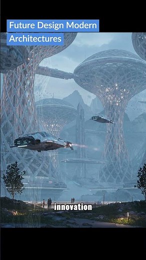 Advanced Architecture on an Alien Planet | AI-Generated Vision