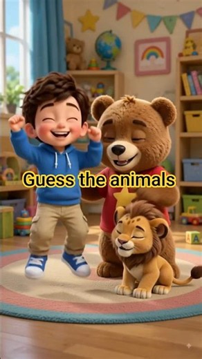 Can You Guess the Animal? 🦁 | Play with Bhallu & Bobo! | Fun Animal Quiz for Kids 🐘