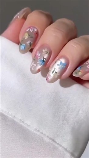 🧷🌼Easy cat eye Flower Nail art designs at home 💅🏡#nailart #shorts #shortsfeed #foryou #explore