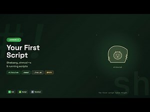 Your First Shell Script: Shebang, chmod +x & Running Scripts | Zsh Tutorial Lesson 6