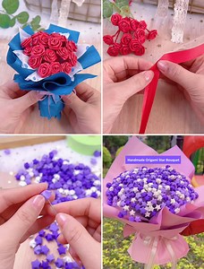 2.1M views · 705 reactions | Learn to Make Paper Flower Bouquets | Kids Planet | Facebook