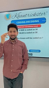 33K views · 63 reactions | Coding- Decoding Series✅✅ MUST SHARE懶 | khantrickster | Facebook