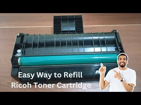 Easy Way to Refill Ricoh Toner Cartridge (Beginner Friendly)