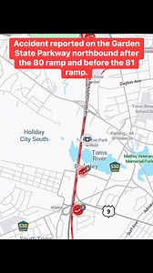 24K views · 116 reactions | Accident reported on the Garden State Parkway northbound after the 80 ramp and before the 81 ramp. Stay safe! | EXIT 74 Scanner News | Facebook