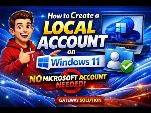 How to Create a Local Account in Windows 11 No Microsoft Account Trick 😱