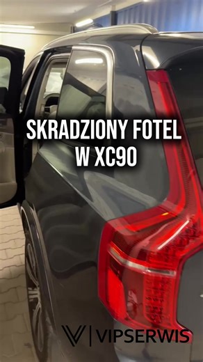 Upgrade Volvo XC90 z wersji 6 osobowej na 7 osobową. Montaż środkowego fotela oraz instalacji elektrycznej z programowaniem. #serwisvolvo #volvocars #xc90 #upgrade