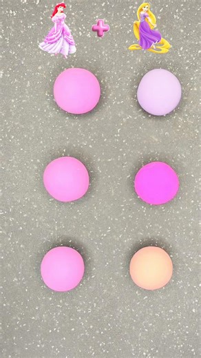 Mixing the colors of Disney princess #shorts #colormixing #disney #colormix