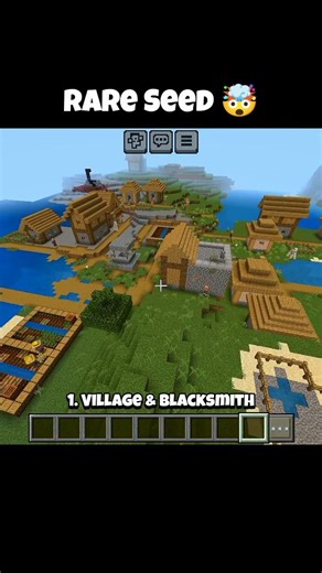 Minecraft Rare Seed 🤯 #minecraft #shorts
