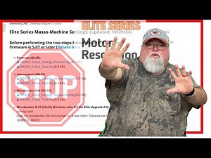 WATCH BEFORE UPGRADING Masso Stepper Motor Resolution!!