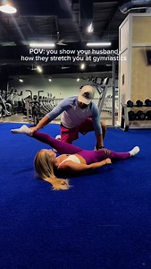 Should I stretch him next? 👀 #fitness #fitnessmotivation #gymnastics #stretching #stretch #mobility #flexible #flexibility | Cassidy__t