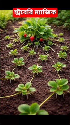 "Strawberry Propagation Made Easy স্ট্রবেরি রানার থেকে চারা#shorts#yt shorts#stawberry#shortsfeed