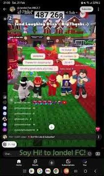 [Stream ended] live admin giveaway roblox all admins