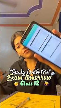 Productive Late Night Study🌙📒 *practical exam tomorrow*🫩 #minivlog #studyvlog #12th #shorts