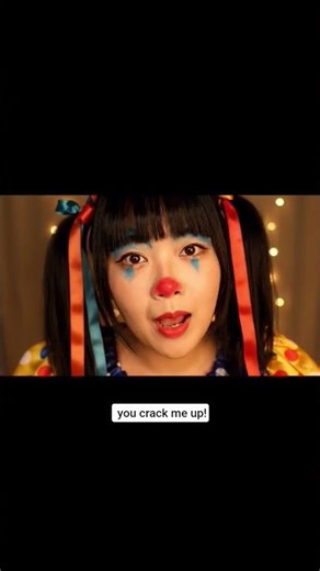 ASMR Clown Girl whispers a joke #asmr #asmrvideo