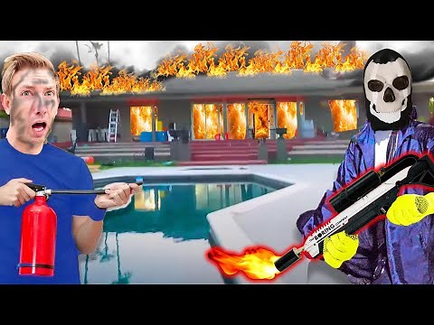 They Burned Down The Spy Ninja House!! 🔥😱 (SHOCKING!) Spy Ninjas Vy Qwaint, Daniel, Regina & Daniela