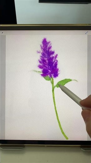 【iPad画画】Procreate iPad Drawing ✍️ WATERCOLOR FLOWER