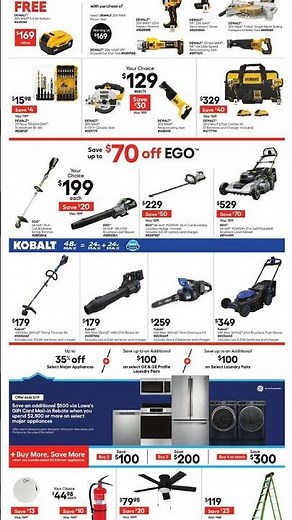 Lowe's Weekly Ad 03/05 - 03/18