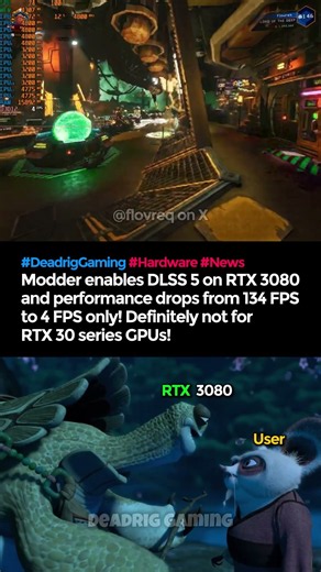 RTX 3080 gives 4 FPS with DLSS 5
