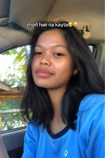 Short na ang Babae 😭😭 #ShortHair #Haircut