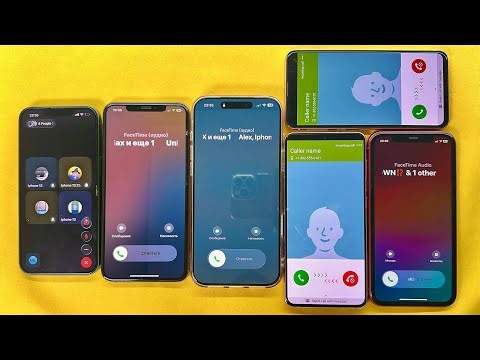 FaceTime group Incoming Call iPhone 11, iPhone 13, iPhone 17, Samsung S10 outgoing calls