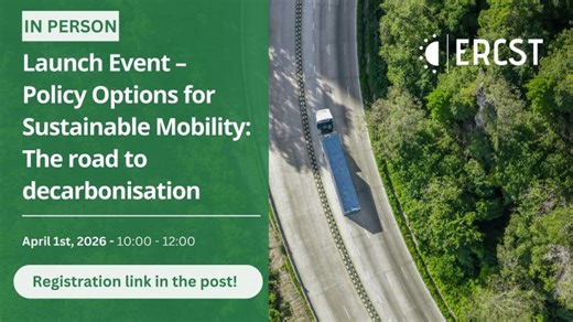 Policy options for sustainable mobility: The road to decarbonisation | ERCST - European Roundtable on Climate Change and Sustainable Transition