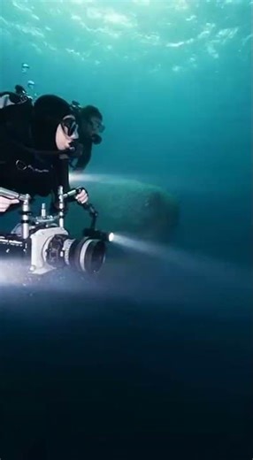Giant Shadow in the Deep Ocean — Divers Capture Terrifying Moment