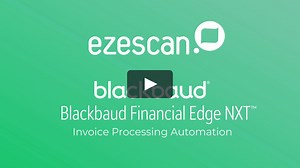 EzeScan's Blackbaud Financial Edge NXT Integration