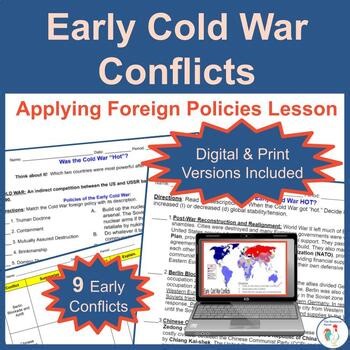 Analyze the Effects of 6 Cold War Conflicts- Complete U.S. History Lesson w/ Key