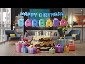 Happy Birthday Barbara – Personalized Birthday Song Celebration! #HappyBirthdaySong #BirthdaySong